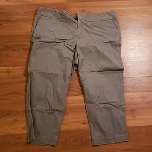 Grey dress capri pants